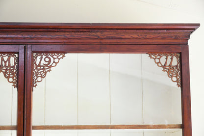 Antique Pitch Pine Glazed Dresser