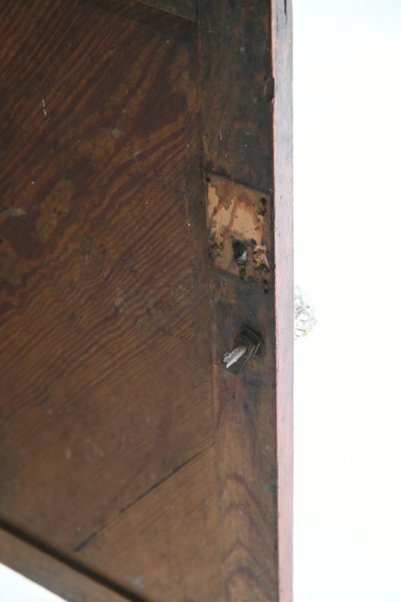 Antique Pitch Pine Glazed Dresser
