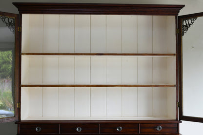 Antique Pitch Pine Glazed Dresser