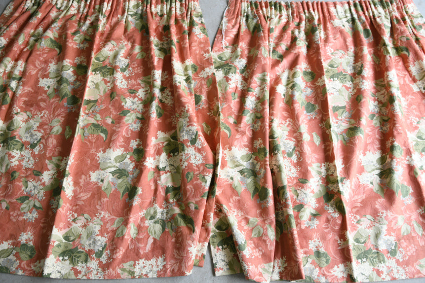 Vintage Floral Curtains