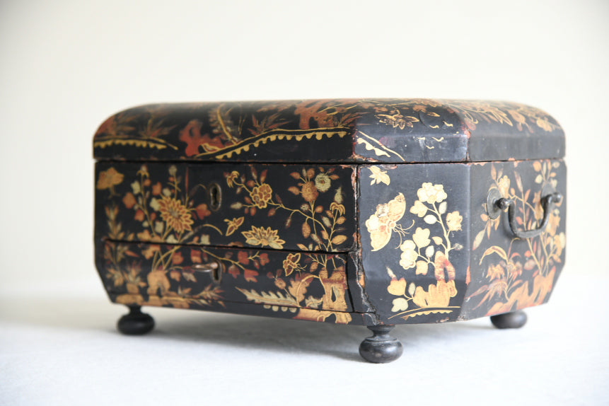 Chinese Black Lacquer Box