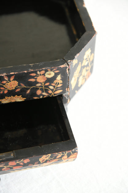 Chinese Black Lacquer Box