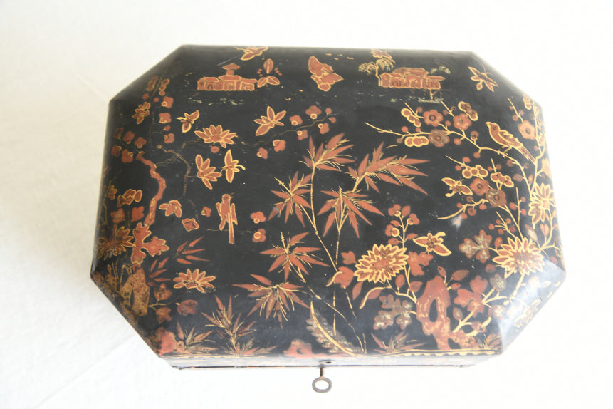 Chinese Black Lacquer Box