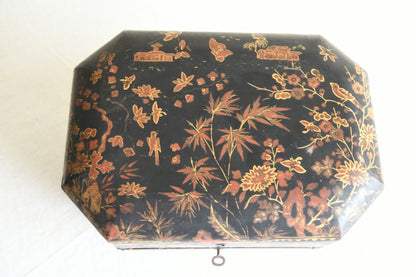 Chinese Black Lacquer Box