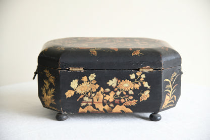 Chinese Black Lacquer Box