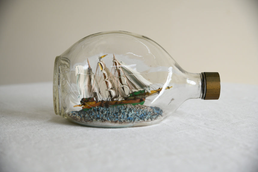 Vintage Haig Dimple Ship in Bottle