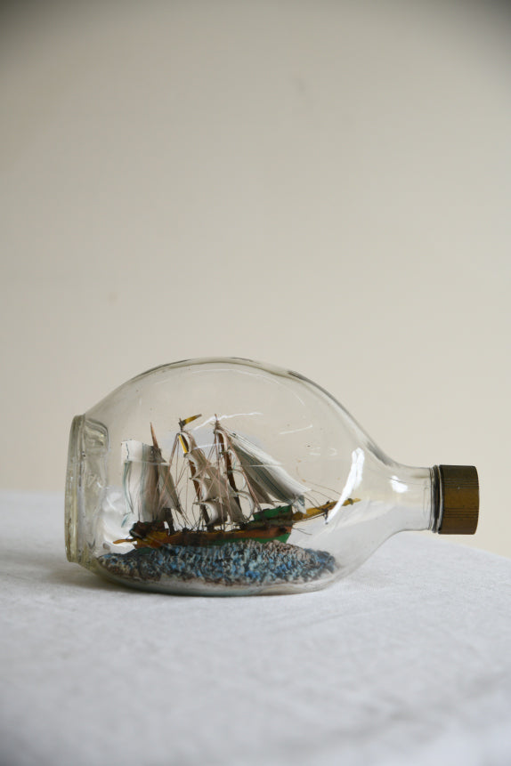 Vintage Haig Dimple Ship in Bottle