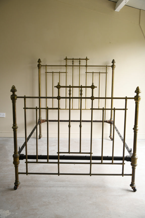 Victorian Brass Double Bed Frame