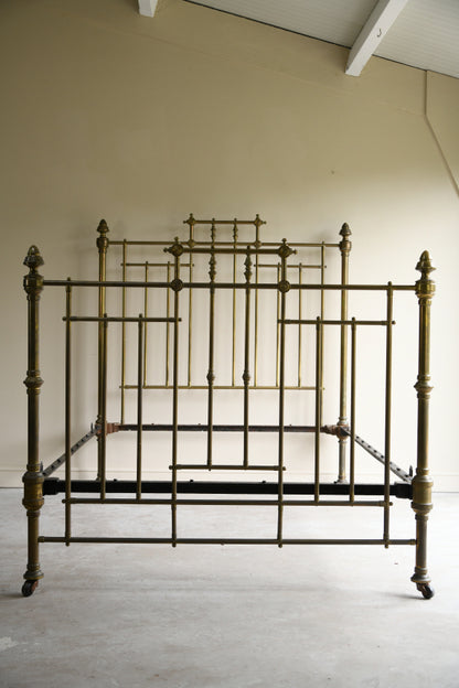 Victorian Brass Double Bed Frame
