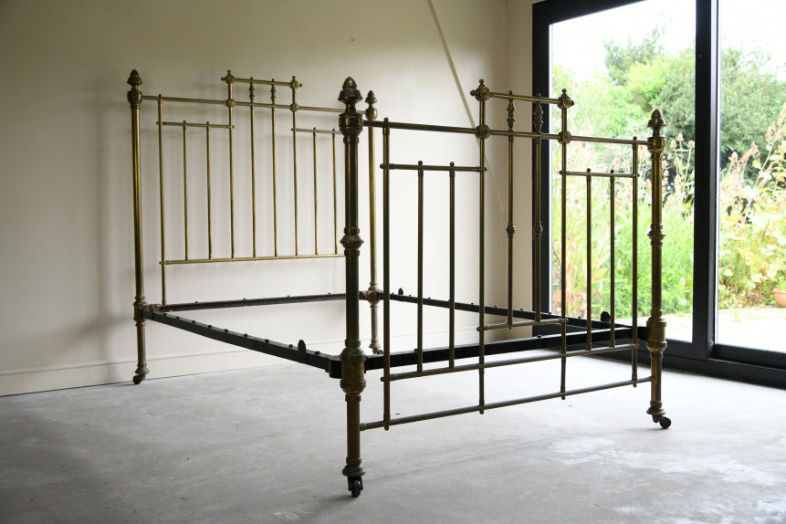Victorian Brass Double Bed Frame