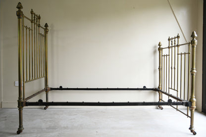 Victorian Brass Double Bed Frame