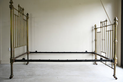 Victorian Brass Double Bed Frame