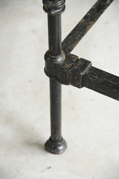 Victorian Black & Brass Bed Frame