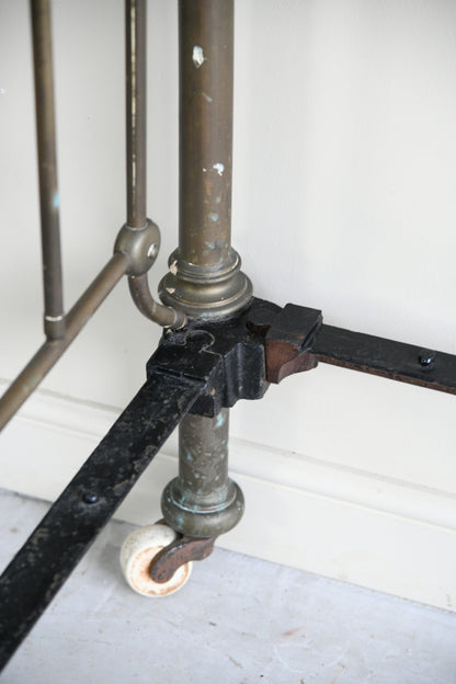 Antique Brass Single Bed Frame