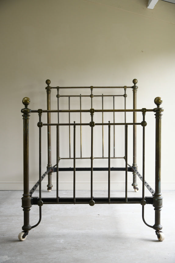 Antique Brass Single Bed Frame