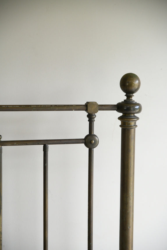 Antique Brass Single Bed Frame