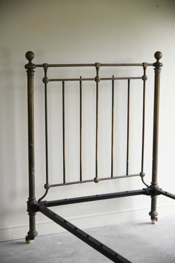 Antique Brass Single Bed Frame