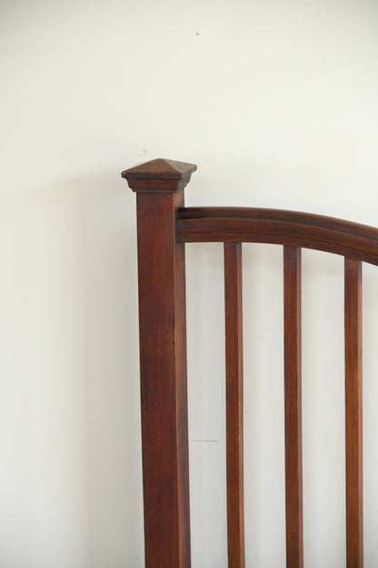 Victorian Mahogany Arts & Crafts Style Double Bed Frame