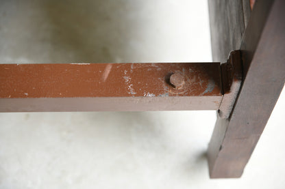 Victorian Mahogany Arts & Crafts Style Double Bed Frame