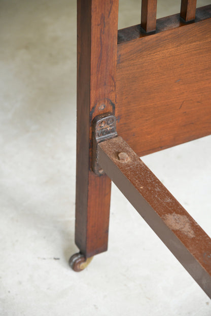 Victorian Mahogany Arts & Crafts Style Double Bed Frame