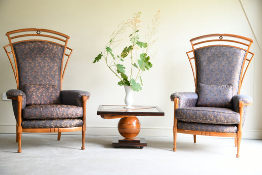 Pair Italian Carpenelli Armchairs