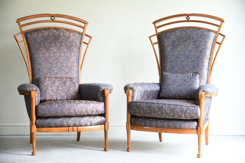 Pair Italian Carpenelli Armchairs
