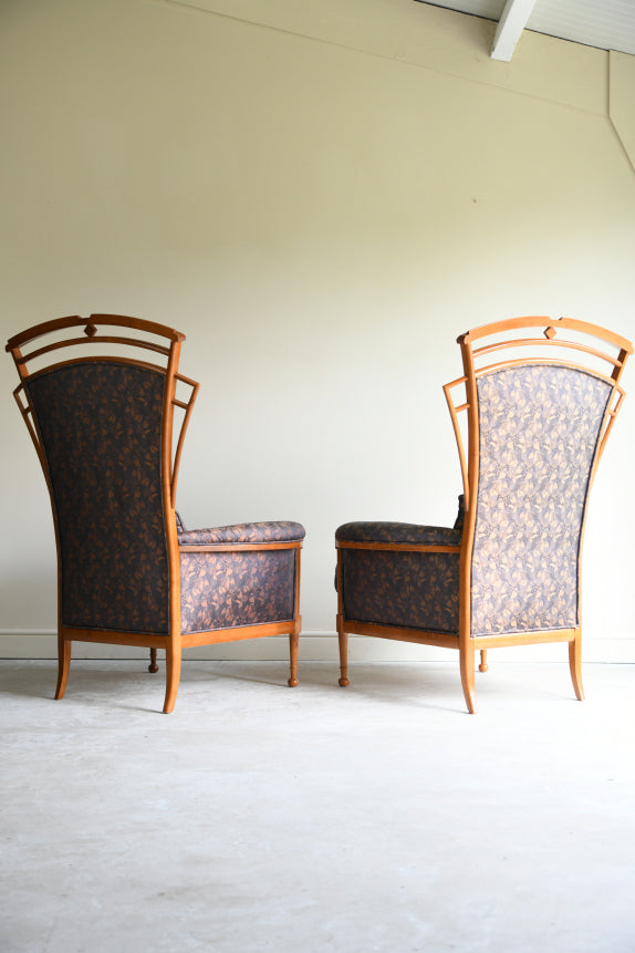 Pair Italian Carpenelli Armchairs