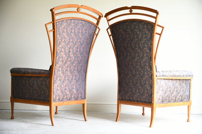 Pair Italian Carpenelli Armchairs