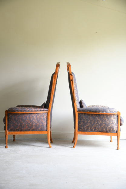 Pair Italian Carpenelli Armchairs