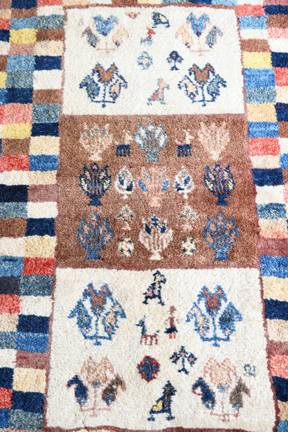 Persian Gabbeh Wool Rug