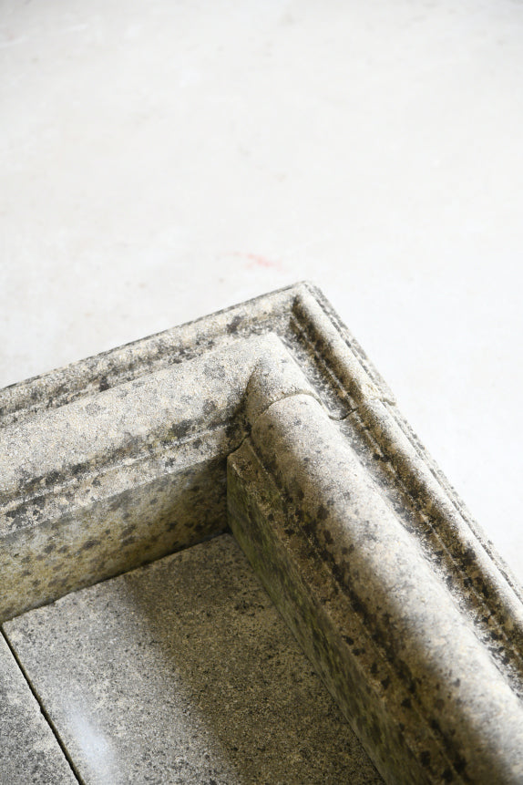 Bolection Style Limestone Fireplace