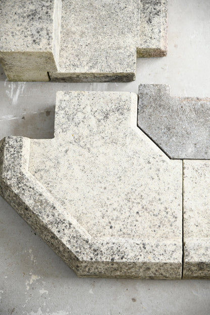 Bolection Style Limestone Fireplace