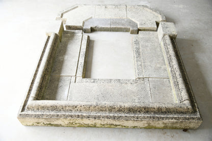 Bolection Style Limestone Fireplace