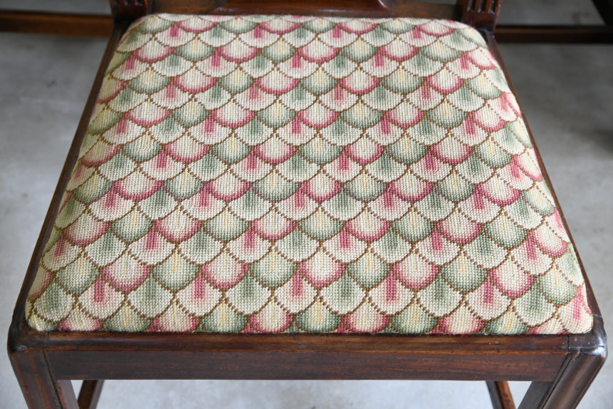 6 Mahogany Chippendale Style Dining Chairs