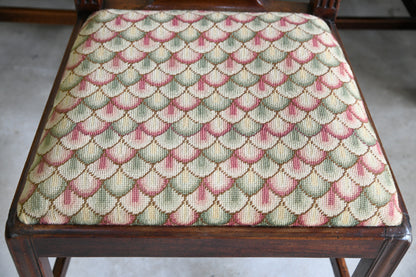 6 Mahogany Chippendale Style Dining Chairs