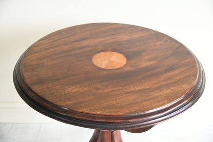 Edwardian Mahogany Round Occasional Table