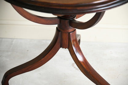 Edwardian Mahogany Round Occasional Table
