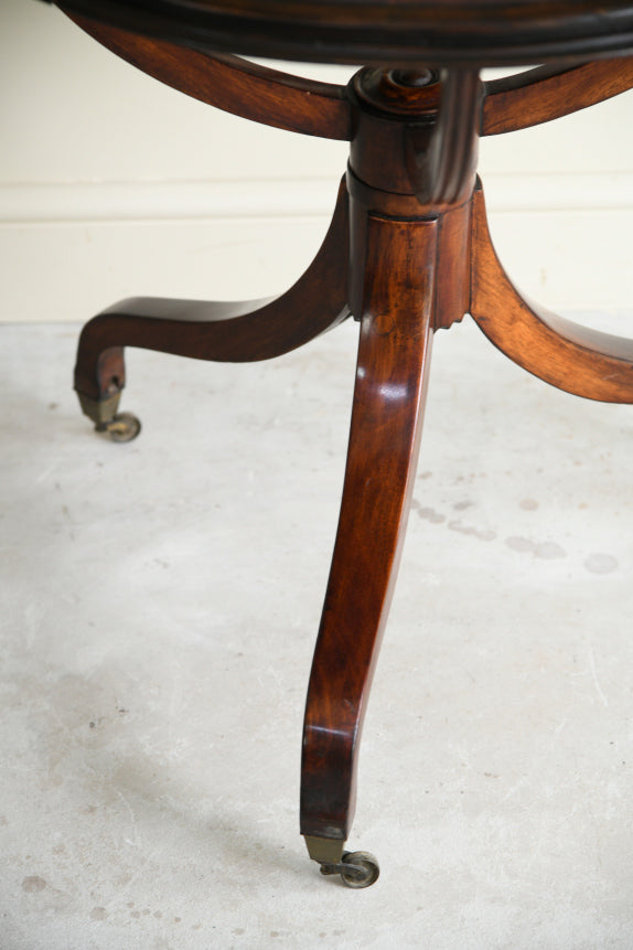 Edwardian Mahogany Round Occasional Table
