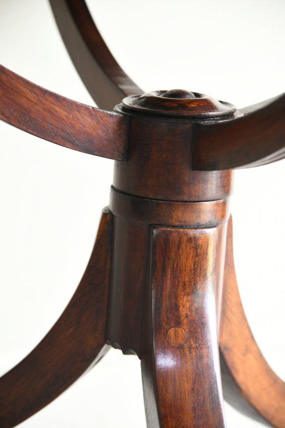 Edwardian Mahogany Round Occasional Table