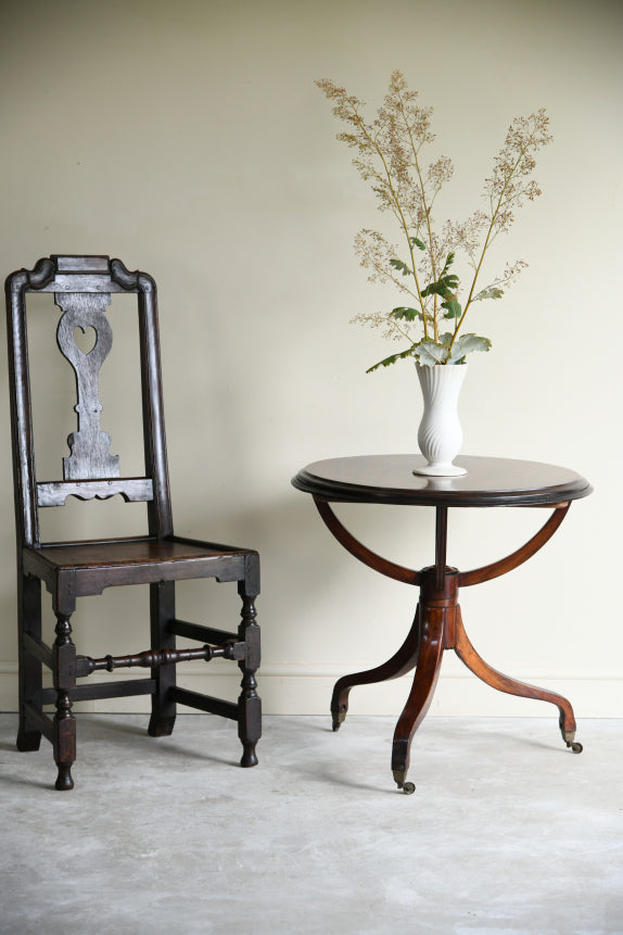 Edwardian Mahogany Round Occasional Table