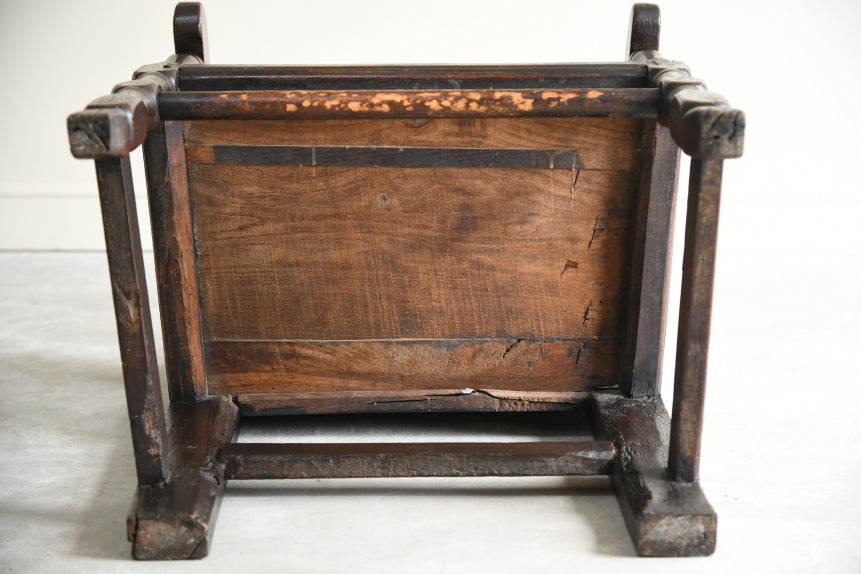 Antique Oak Wainscot Chair