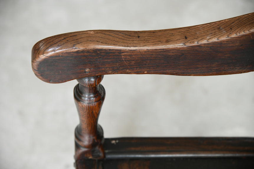 Antique Oak Wainscot Chair