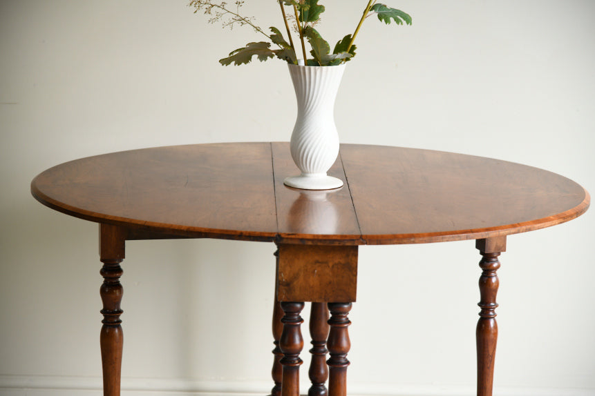 Antique Walnut Drop Leaf Table