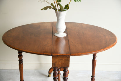 Antique Walnut Drop Leaf Table