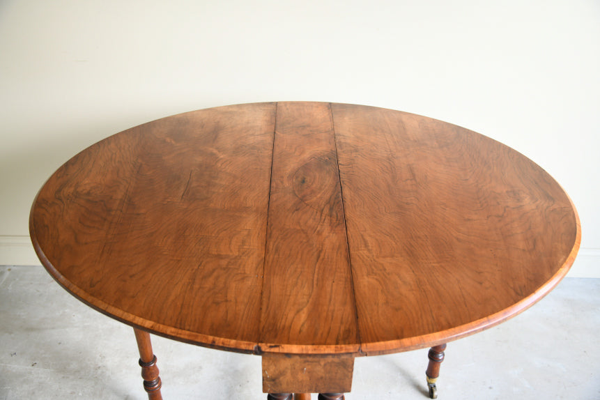 Antique Walnut Drop Leaf Table