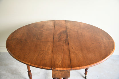 Antique Walnut Drop Leaf Table