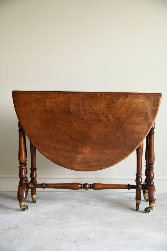 Antique Walnut Drop Leaf Table