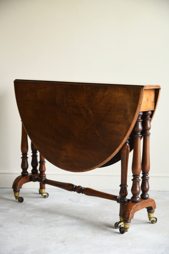 Antique Walnut Drop Leaf Table