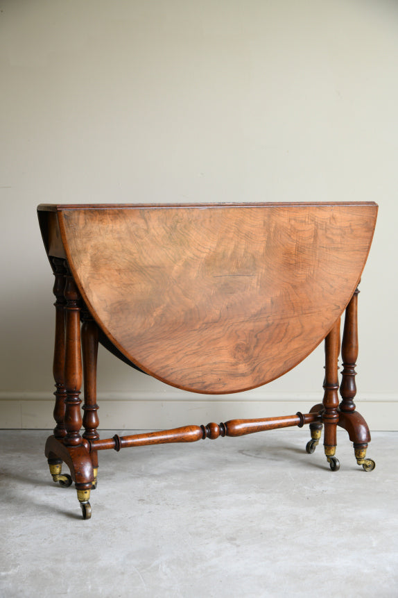 Antique Walnut Drop Leaf Table
