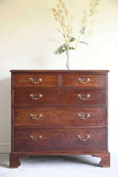 Antique Georgian Oak Chest of Drawers